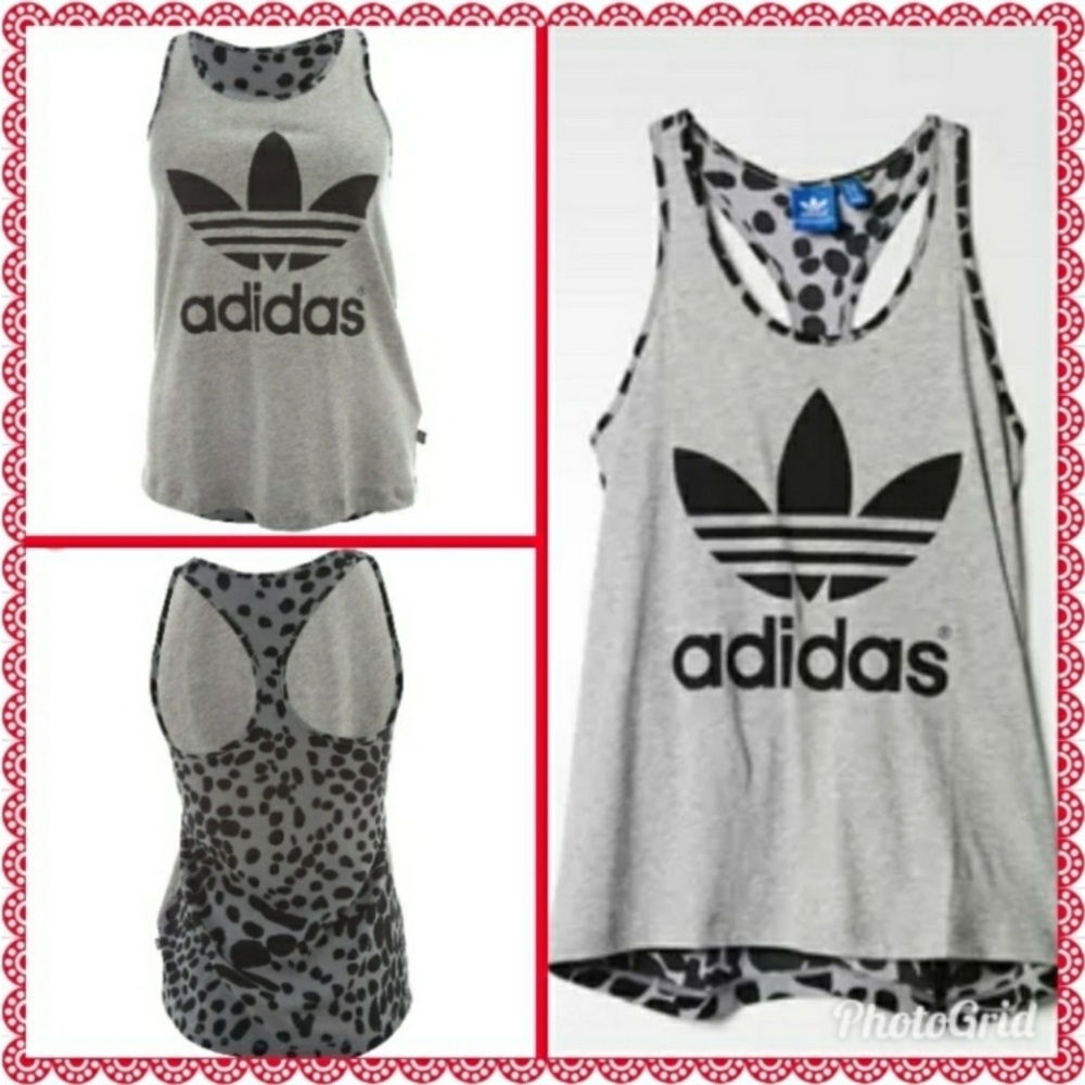 Adidas Originals “Caribbean” Trefoil Logo Racerback Tank Top